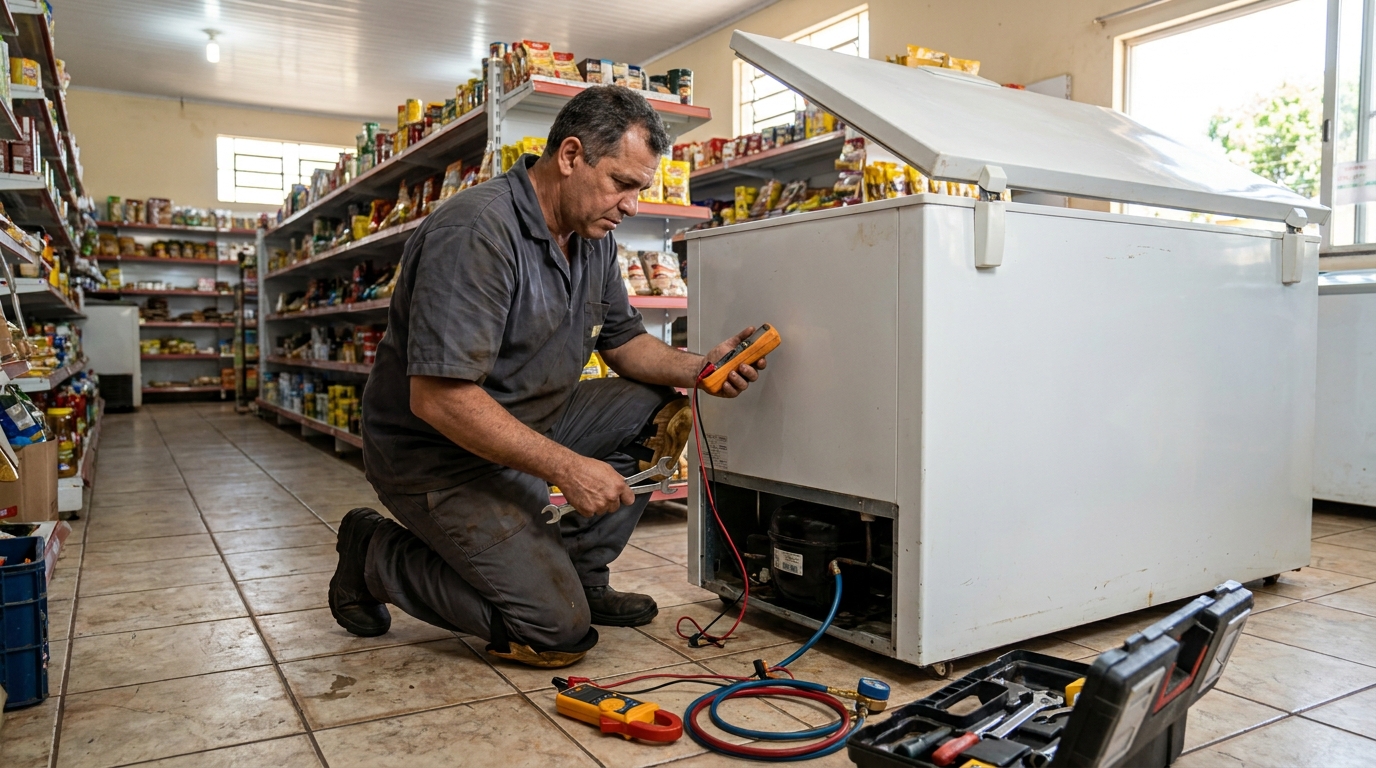 Manutenção em Motor Ventilador no Cocó, Fortaleza‑CE