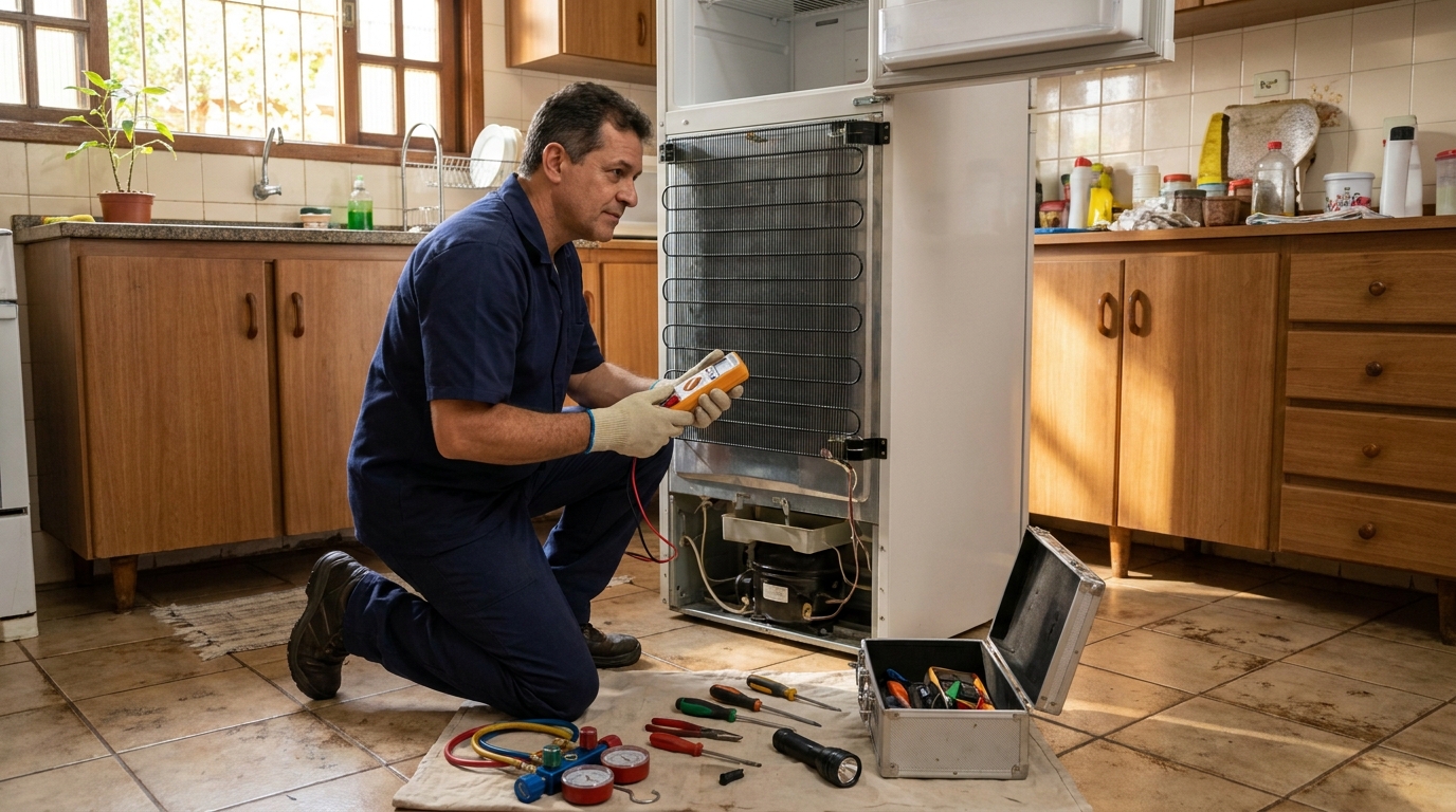 Manutenção na Refrigeração no Ancuri, Fortaleza‑CE