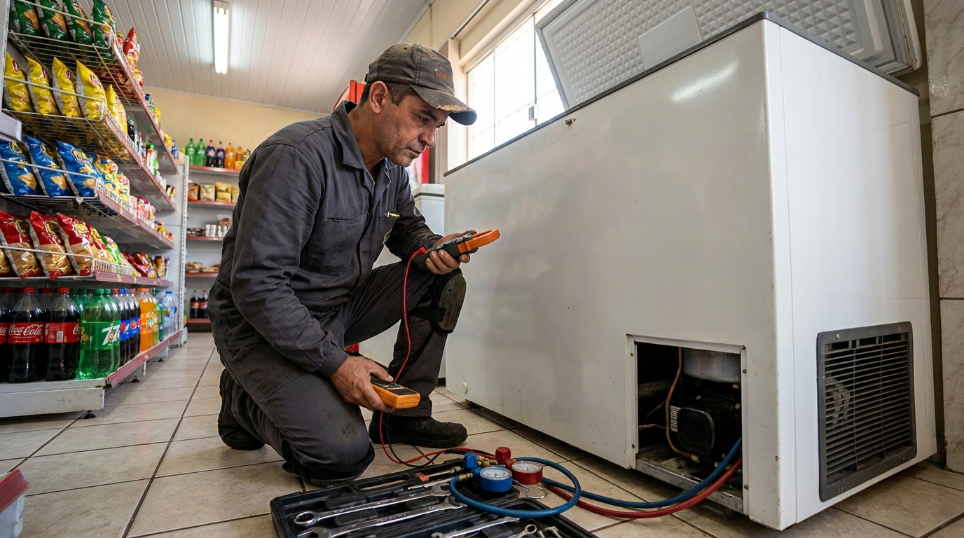 Recuperação de Refrigeração no Cocó, Fortaleza‑CE