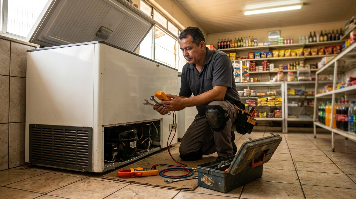 Técnico de freezer perto de mim em Fortaleza‑CE